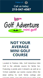 Mobile Screenshot of golfadventureminigolf.com